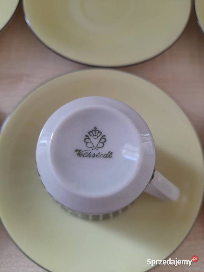 Porcelanowy serwis espresso Volkstedt lata Bogatynia