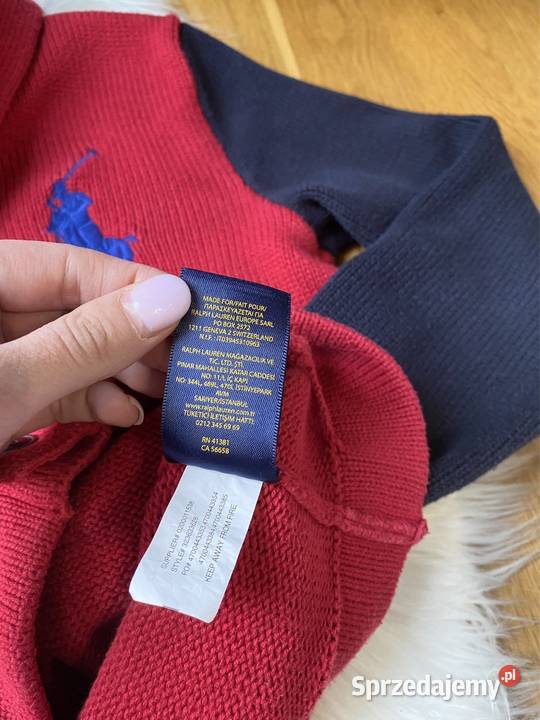 Sweter męski kardigan w stylu Vintage Ralph Piaseczno sprzedam