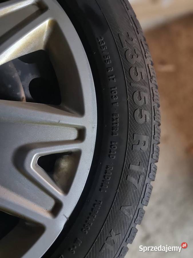 Felgi 17 cal z czujn 5x108 Ford opony zimowe Trzebiatów