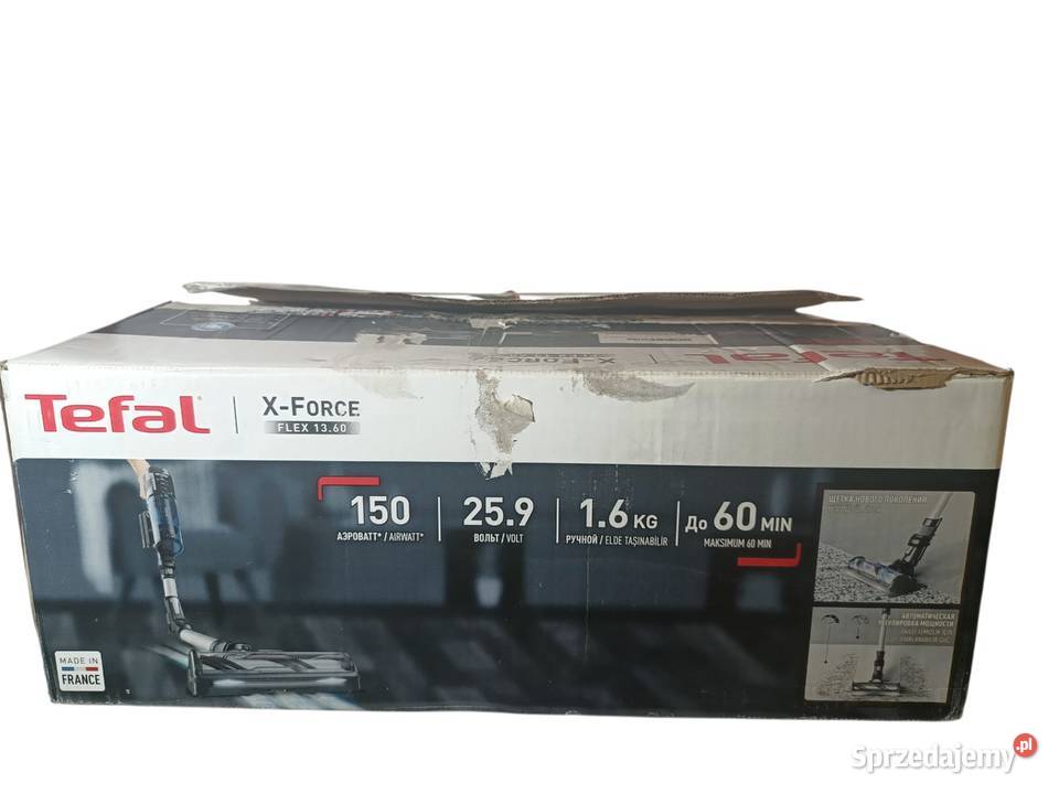 Odkurzacz TEFAL XForce Flex 1360 AeroSpin Aqua śląskie Katowice