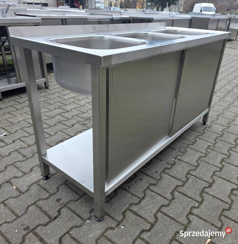 Zlew 3 Komorowy Drzwi Suwane 1506085 M1300 N Nowe Skalmierzyce