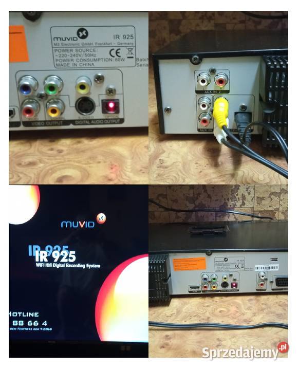 Amplituner DVD muviD HDMI USB sprzedam Wrocław