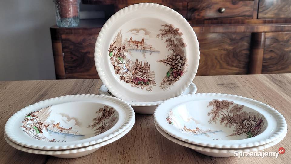 Angielska kostna porcelana Johnson Bros cru Porcelana i szkło