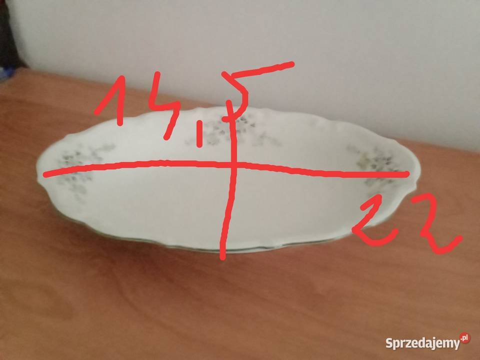 Półmiski porcelanowe CTTielsch Altwasser Porcelana i szkło Łódź sprzedam