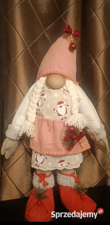 Świąteczny skrzat handmade lubelskie Lublin
