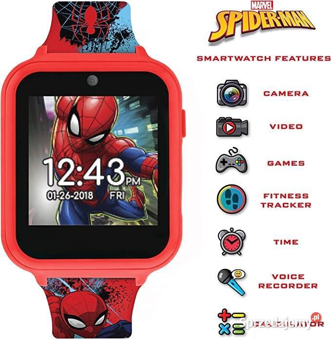 Spiderman Zegarek Smart Watch Kamera Aparat Mogilany