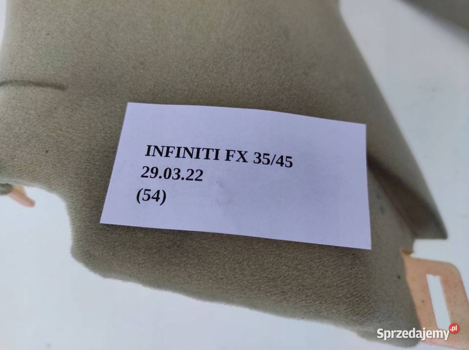 POSZYCIE SŁUPKA PRAWY TYŁ INFINITI FX35 FX45