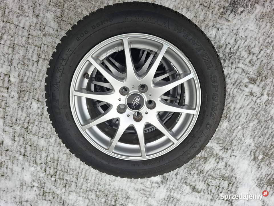 Koła zimowe Dunlop Alufelgi 20555R16 Ford FocusC sprzedam