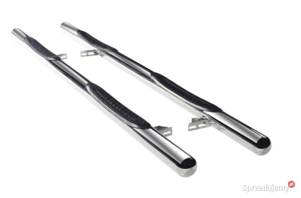 Progi orurowanie Stopnie Boczne CHROM 70mm VW osobowe Progi Motoryzacja Pasłęk