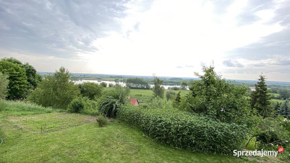 Dom w Nowem z panoramą Wisły cegła kujawsko-pomorskie Nowe