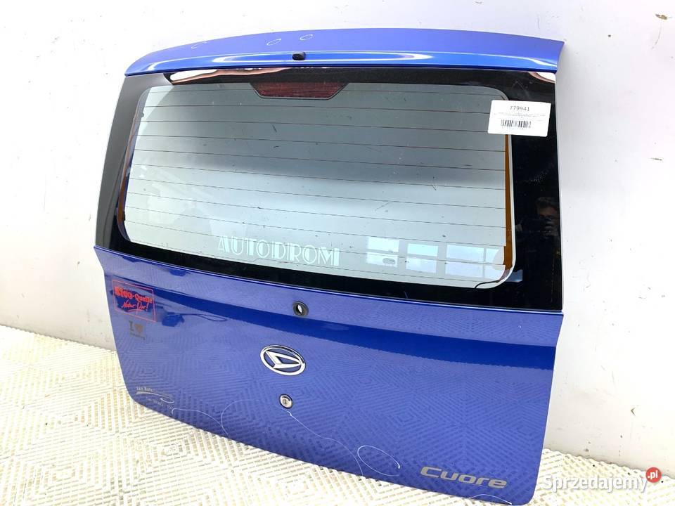 KLAPA TYŁ DAIHATSU CUORE VI Hatchback NIEBIESKI Klapy bagażnika Karoseria