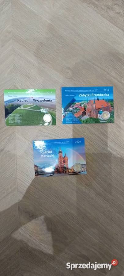 Zestaw blistrów 5 UNC Odkryj Polskę sprzedam