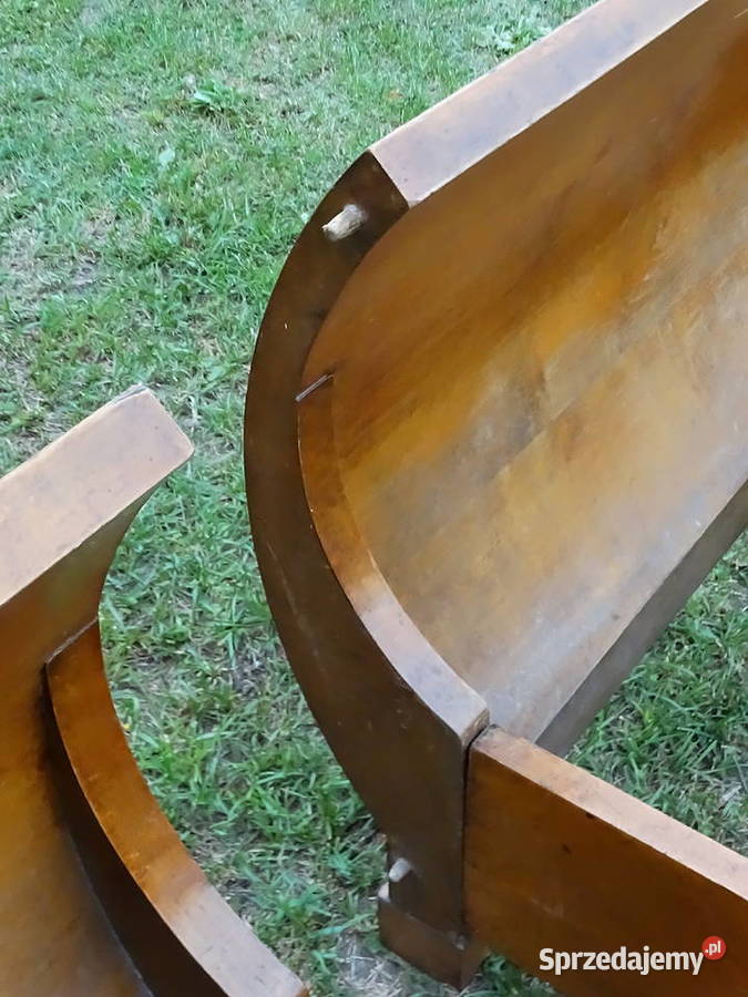 Stylowe Łóżko Małżeńskie Art Deco Retro 2w1 Biłgoraj