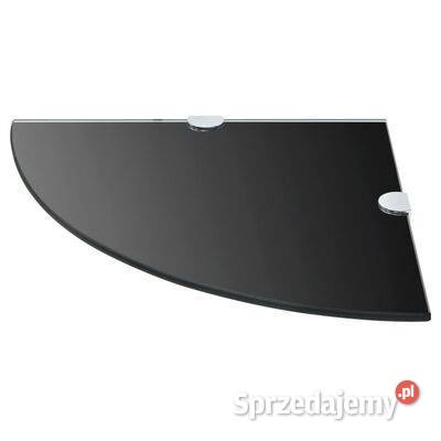 vidaXL Półka narożna z chromowanymi wspornikami Półki mazowieckie Warszawa