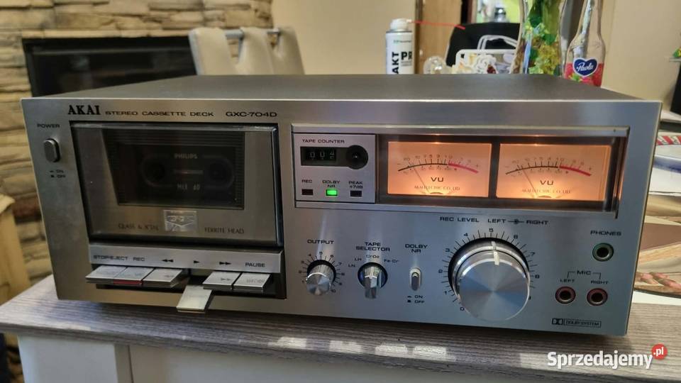 Magnetofon kasetowy Akai GXC704D 2Head Made in Warta