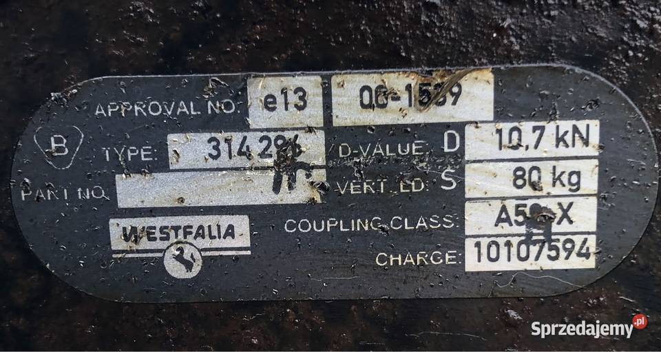 hak holowniczy Westfalia Opel Vectra c kombi Pozostałe