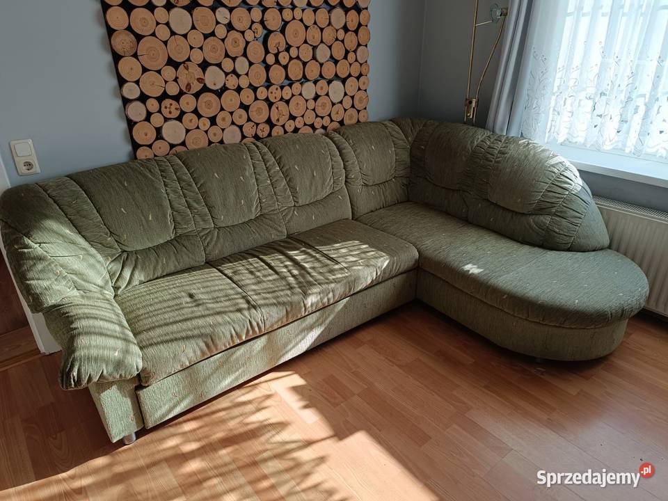 sofa naroznik z funkcja spania i szuflada Chrząstowice sprzedam