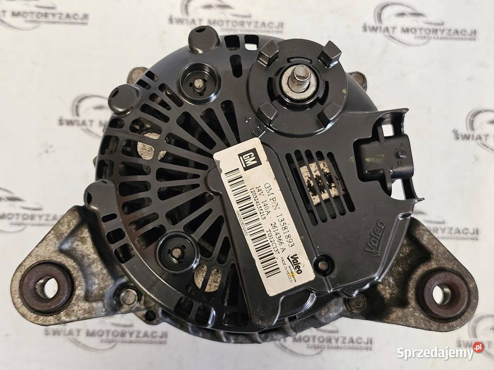 Opel Corsa 12 A12XER 85 12r alternator 13581893 osobowe