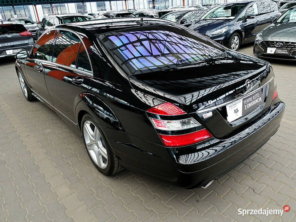 Mercedes S 550 LONG 55 V8 387 1Wł BEZWYP Serwis elektrycznie ustawiane fotele śląskie Mysłowice