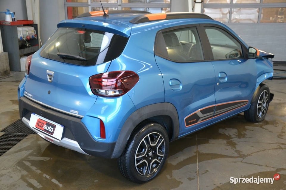 Dacia spring full elektryk moc 45 automat niebieski