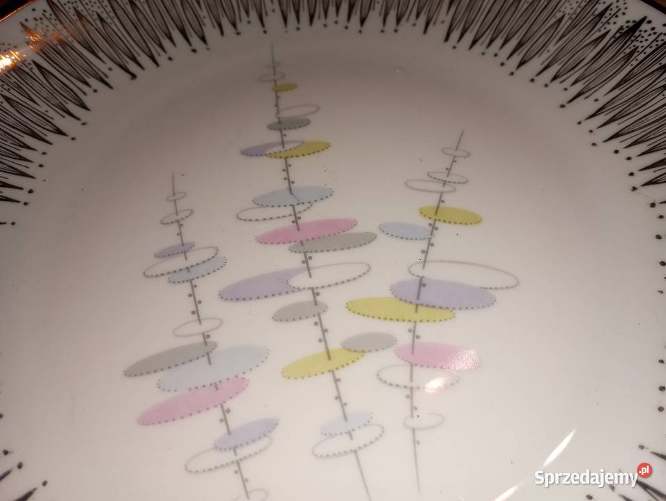 Patera talerz porcelana sygnowana Porcelana i szkło Antyki, Sztuka, Kolekcje