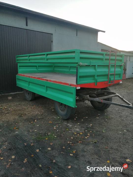 przyczepa rolnicza sztywna nieuszkodzony Strzałkowo