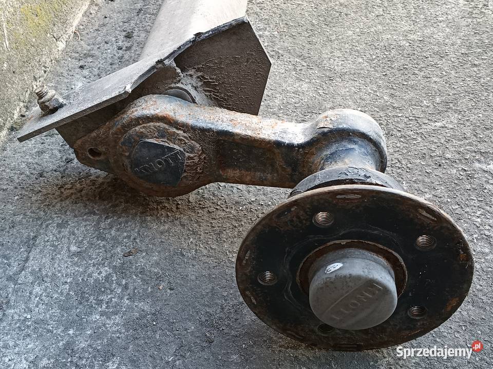 Oś KNOTT VG13 1350 przyczepy niehamowanej Kielce sprzedam