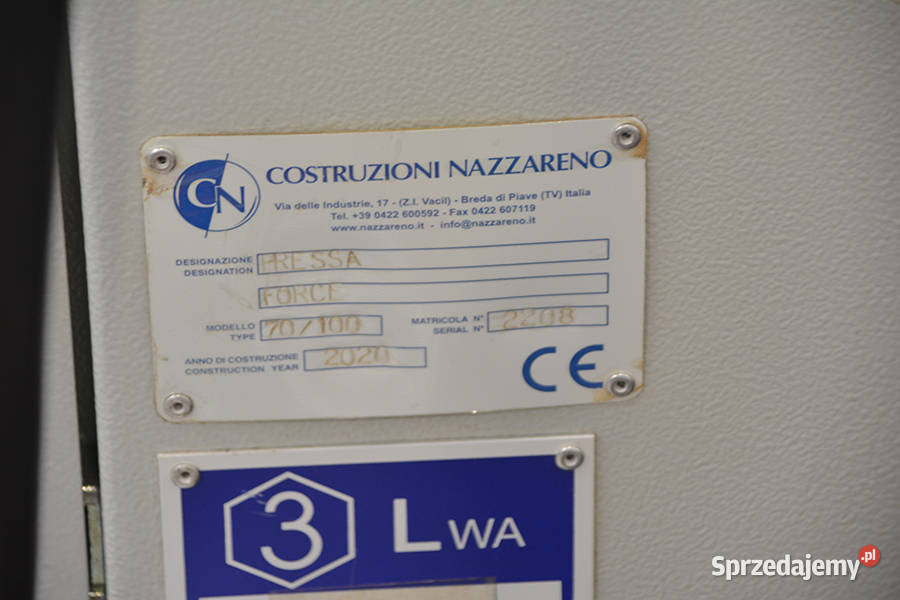 6540 BRYKIECIARKA NAZZARENO FORCE 70100 Z