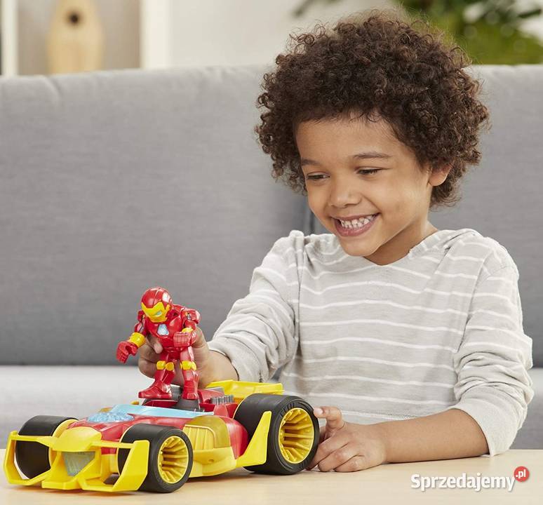 Figurka IRON MAN 12 i Pojazd Auto AVENGERS SUPER Mogilany