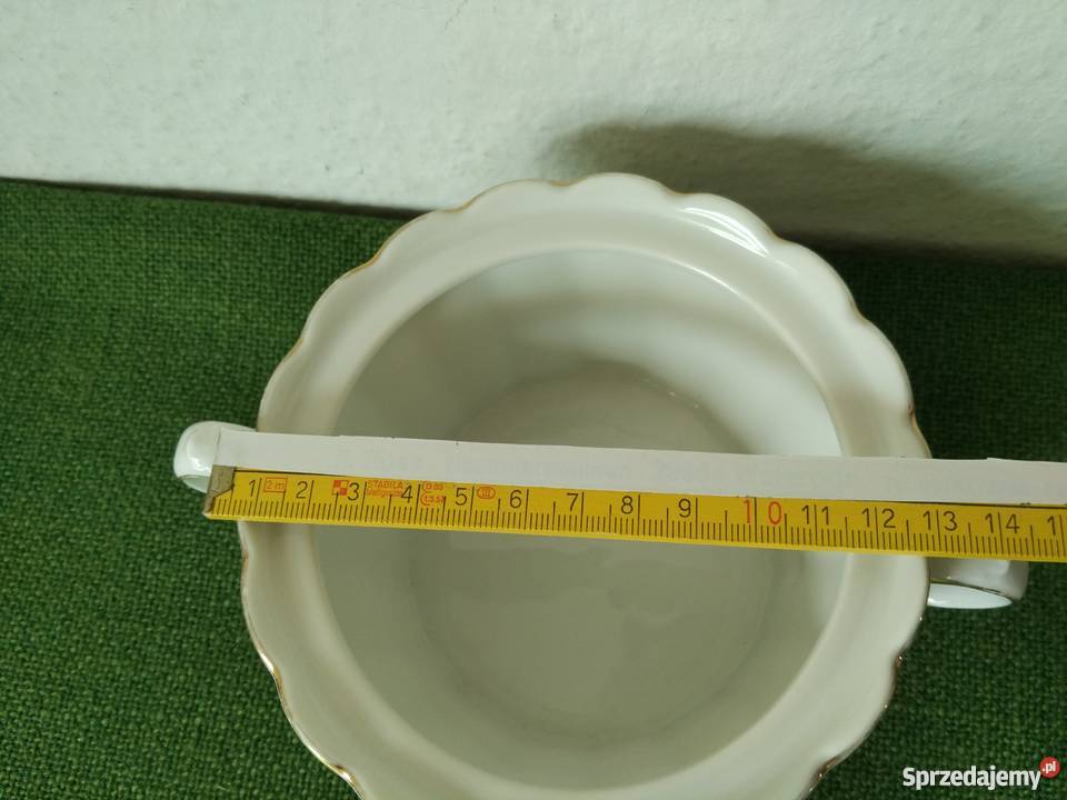 Cukiernicabomboniera porcelana żółte róże Antyki, Sztuka, Kolekcje Ropa