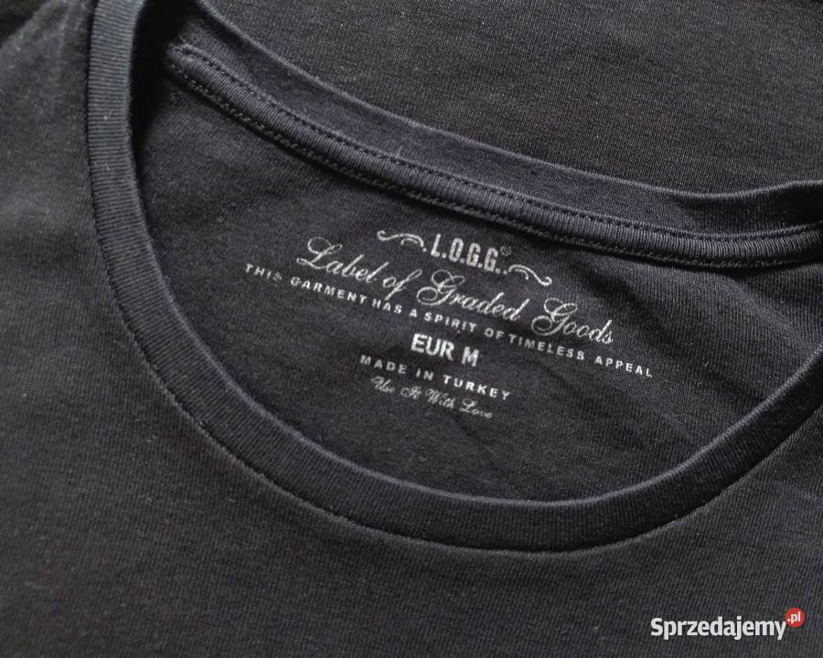 Tshirt czarny Damski bawełna r 38 Basic LOGG Białystok