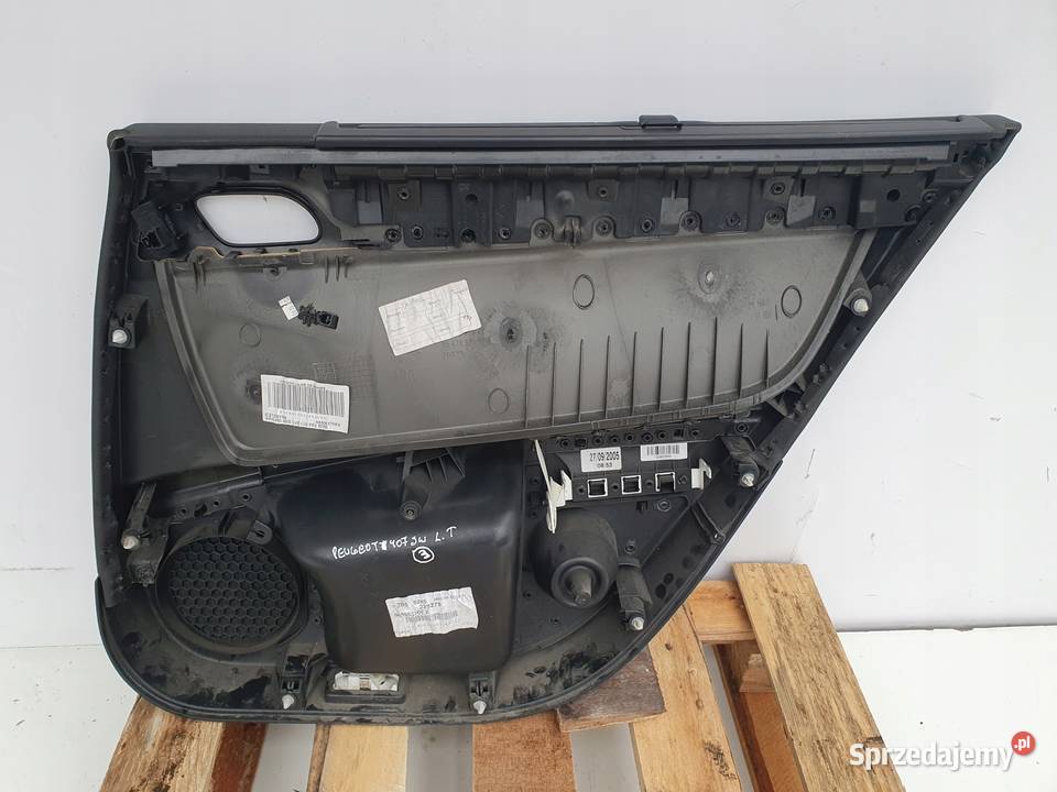 Peugeot 407 TAPICERKA TYLNYCH DRZWI BOCZEK LEWY osobowe lubelskie Janów