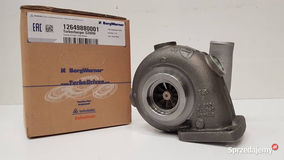 Nowa turbosprężarka BorgWarner KKK 12649700001 mazowieckie Siedlce