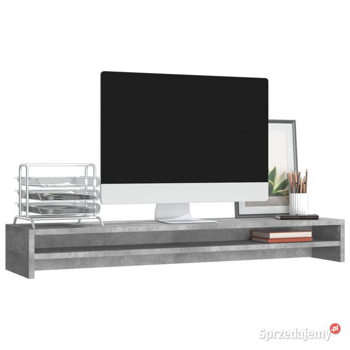 Podstawka pod monitor betonowy szary 100x24x13 Warszawa sprzedam