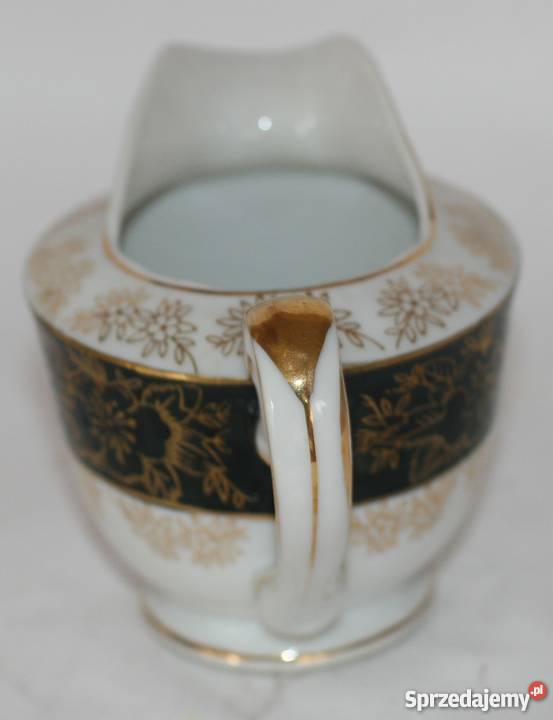 PORCELANOWY ZŁOCONY SERWIS KAWOWY Gdańsk