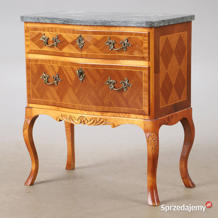 ARTexpert Komoda Ludwik marmurowy blat vintage Dobrzany