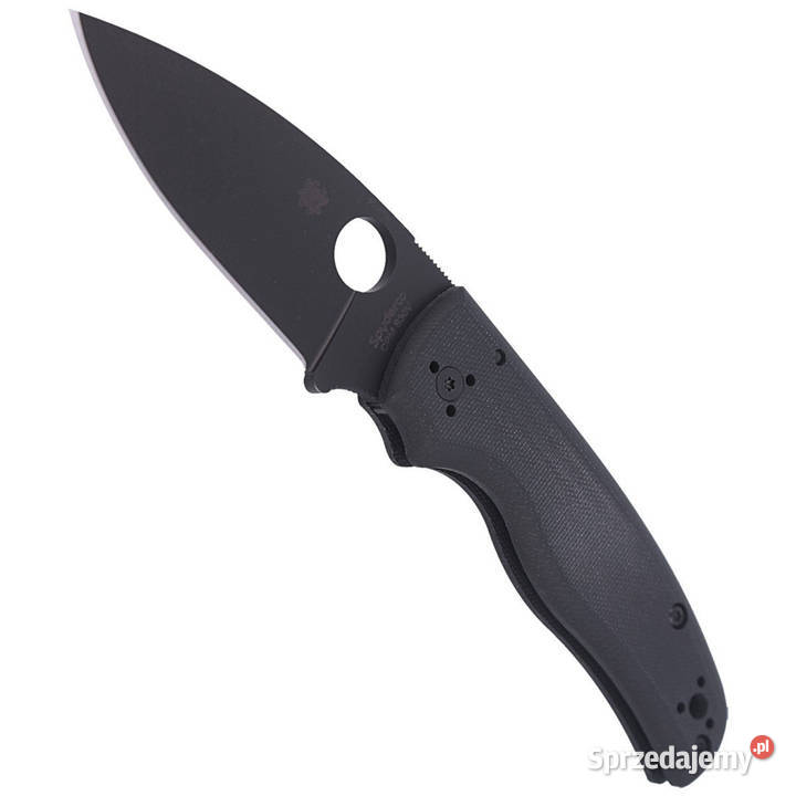 Nóż składany Spyderco Shaman Black G10 Black DLC Sport i Wypoczynek Warszawa