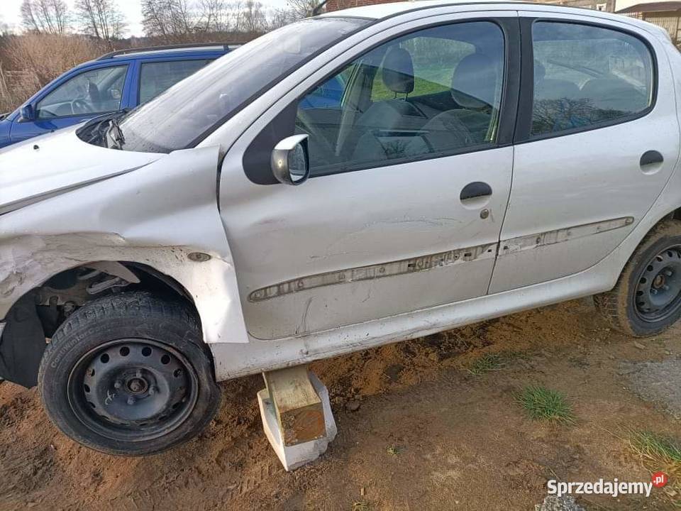 Peugeot 206 uszkodzony 70KM 206 Lubin