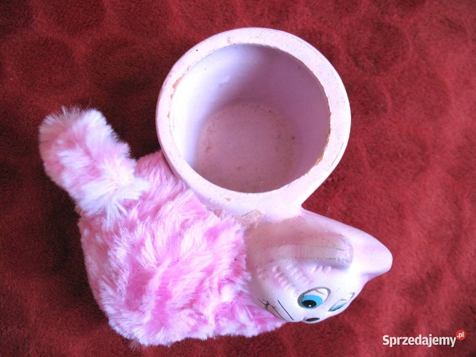 Kot pojemnik doniczka wazonik ceramika 6 x 14 x mazowieckie Siedlce