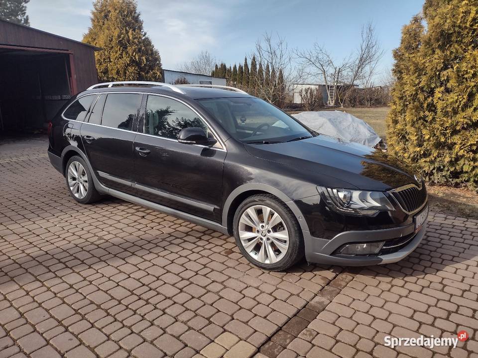 SKODA Superb 20TDI 170 SCOUT 44 Skóry Panorama światła przeciwmgielne Chełm