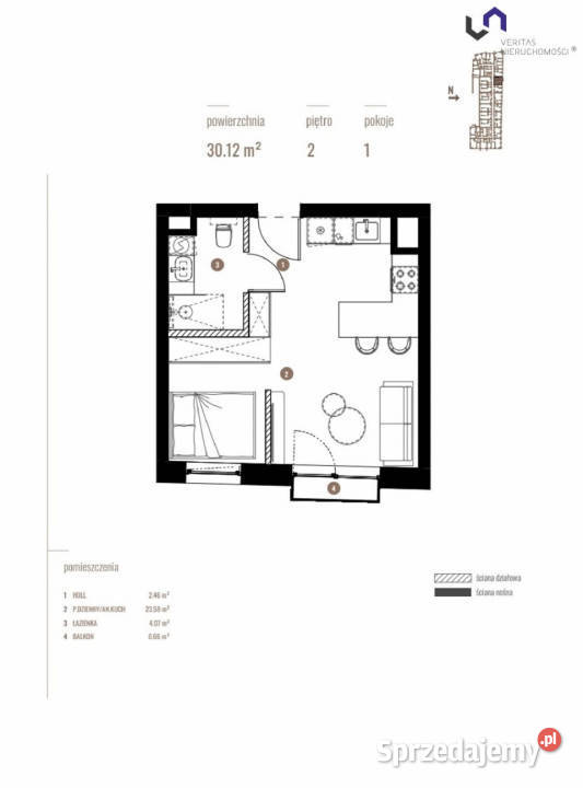 sprzedaży mieszkania Katowice Katowicka 3012m2