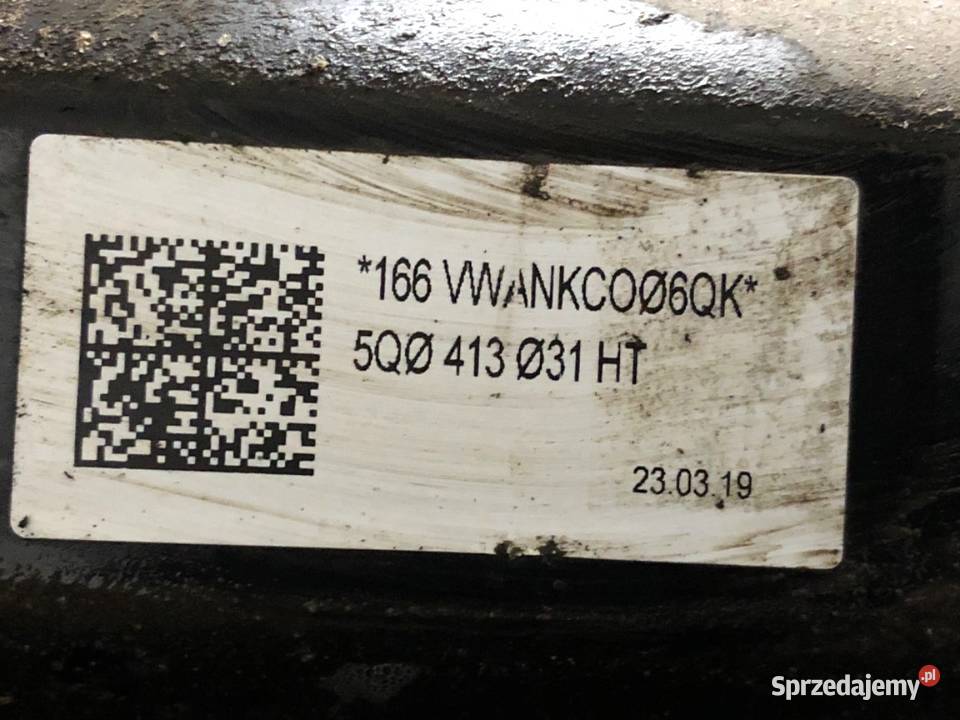 AMORTYZATOR PRAWY PRZÓD ZE SPRĘŻYNĄ VW TROC 20 osobowe