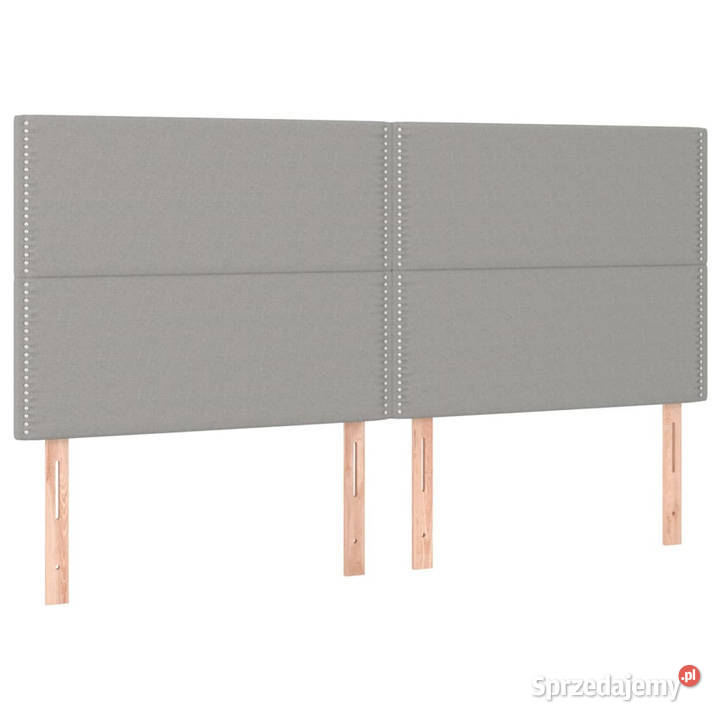 Zagłówek do łóżka z LED jasnoszary 200x5x118128 mazowieckie Warszawa