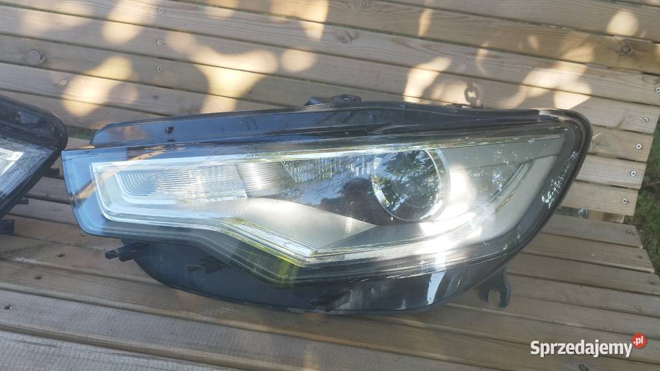 Lampy przednie Bixenon Audii A6C7 przed lift Oświetlenie warmińsko-mazurskie Dymer