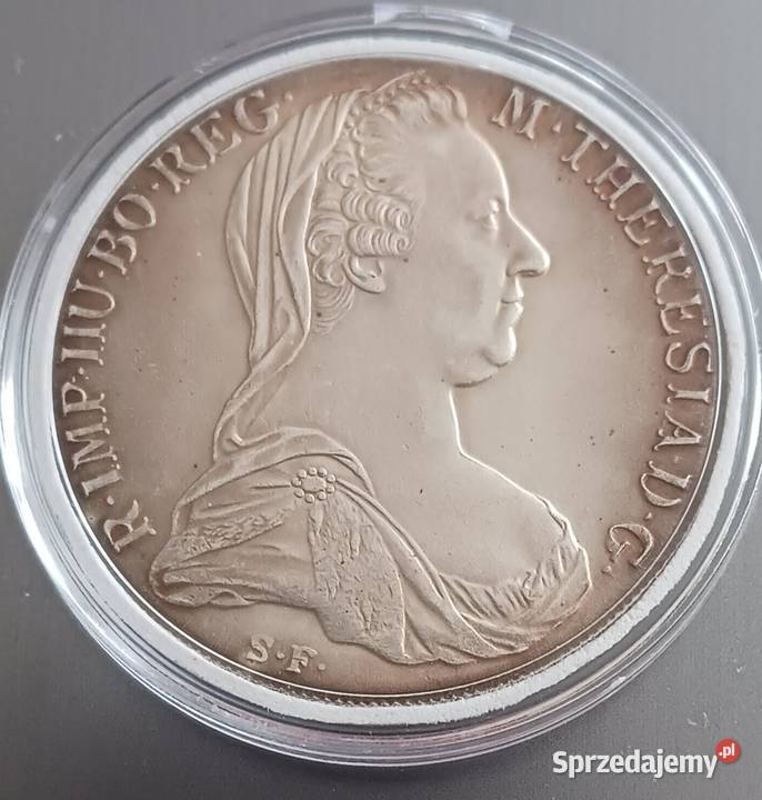 1 Talar Austria 1780 Maria Teresa nowe bicie Numizmatyka