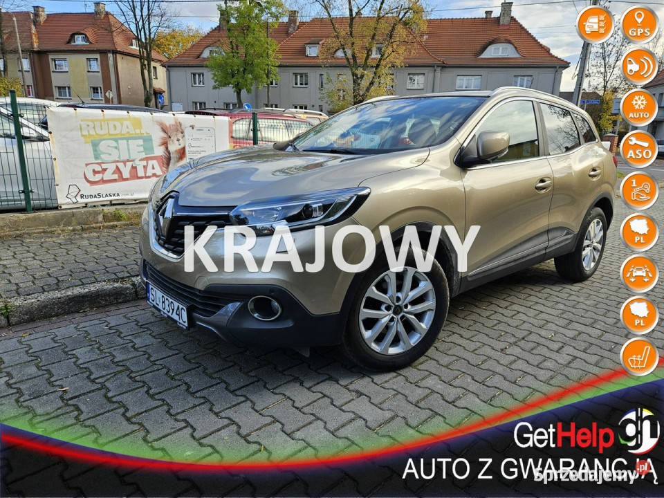 Renault Kadjar 1 właściciel Krajowy Serwis ASO 131KM śląskie Ruda Śląska sprzedam