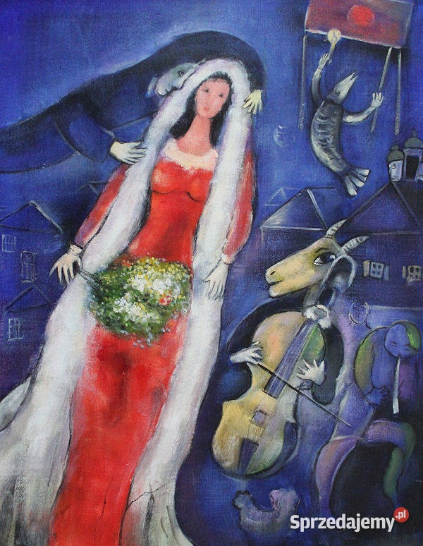 Panna Młoda Marc Chagall Obraz malowany idealny Malarstwo Wrocław