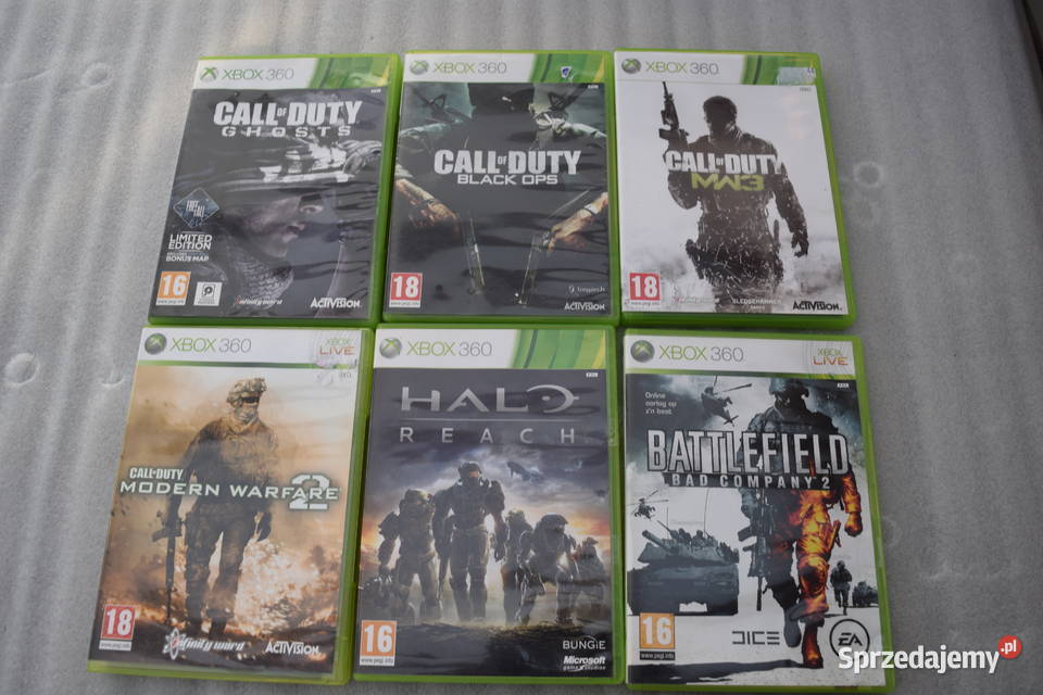 6 Gier Różnych XBOX 360Oryginał Olsztyn Wysyłka