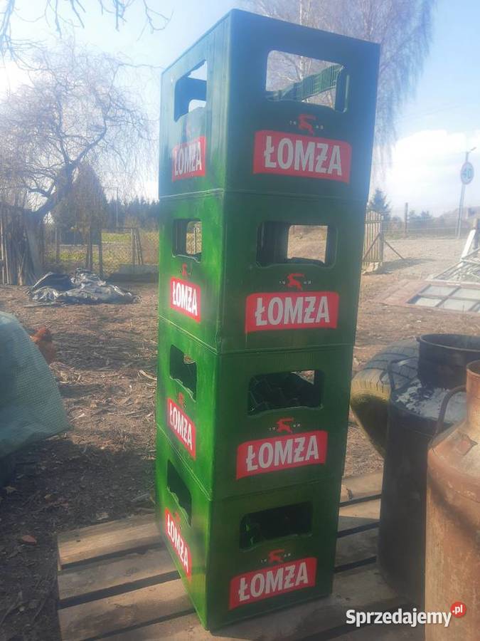 Skrzynka Łomża 05 krata transporter na piwo wino Karczmiska Pierwsze
