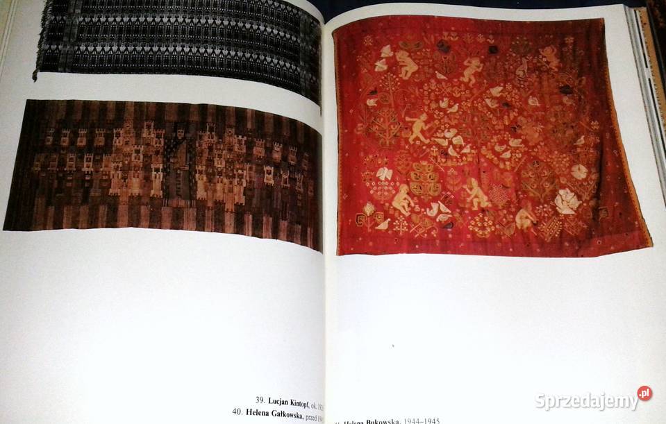 Współczesna tkanina polska Irena Huml twarda